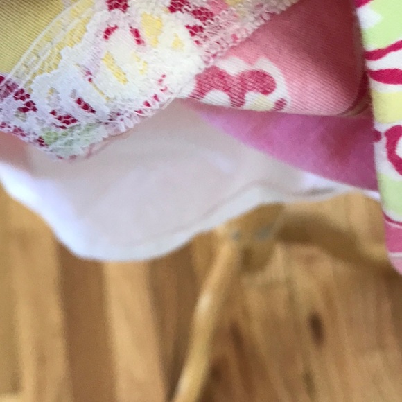 Lilly Pulitzer Pink&Yellow Lillies Strapless Dress - Picture 4 of 8